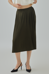 Alexandra Pleated A-Line Skirt